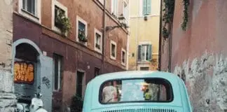 Fiat 500 e Vespe d'epoca pubblicate su Instagram