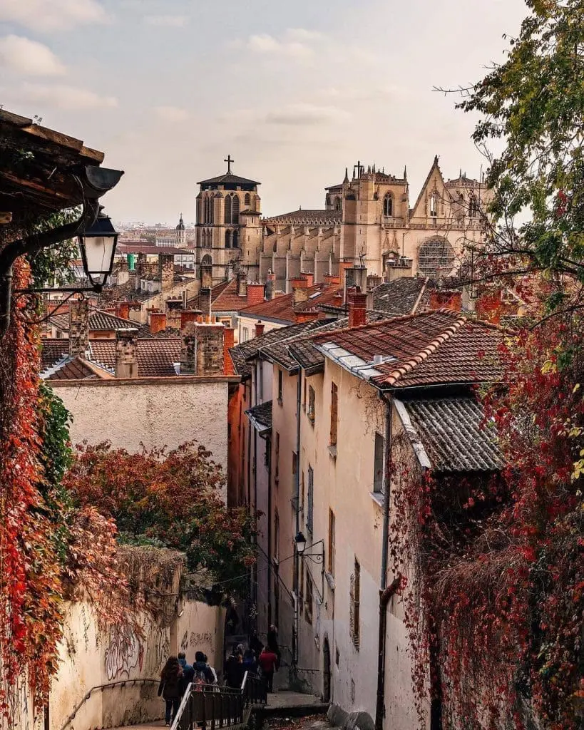 vista dalla collina fourviere