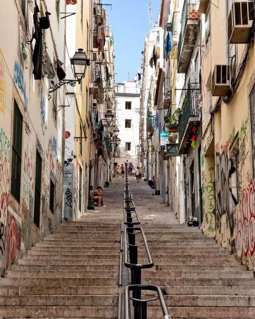 Scale alternativo all'elevador da Bica