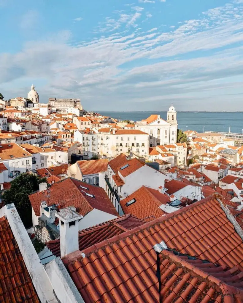 Miradour Alfama Lisbona