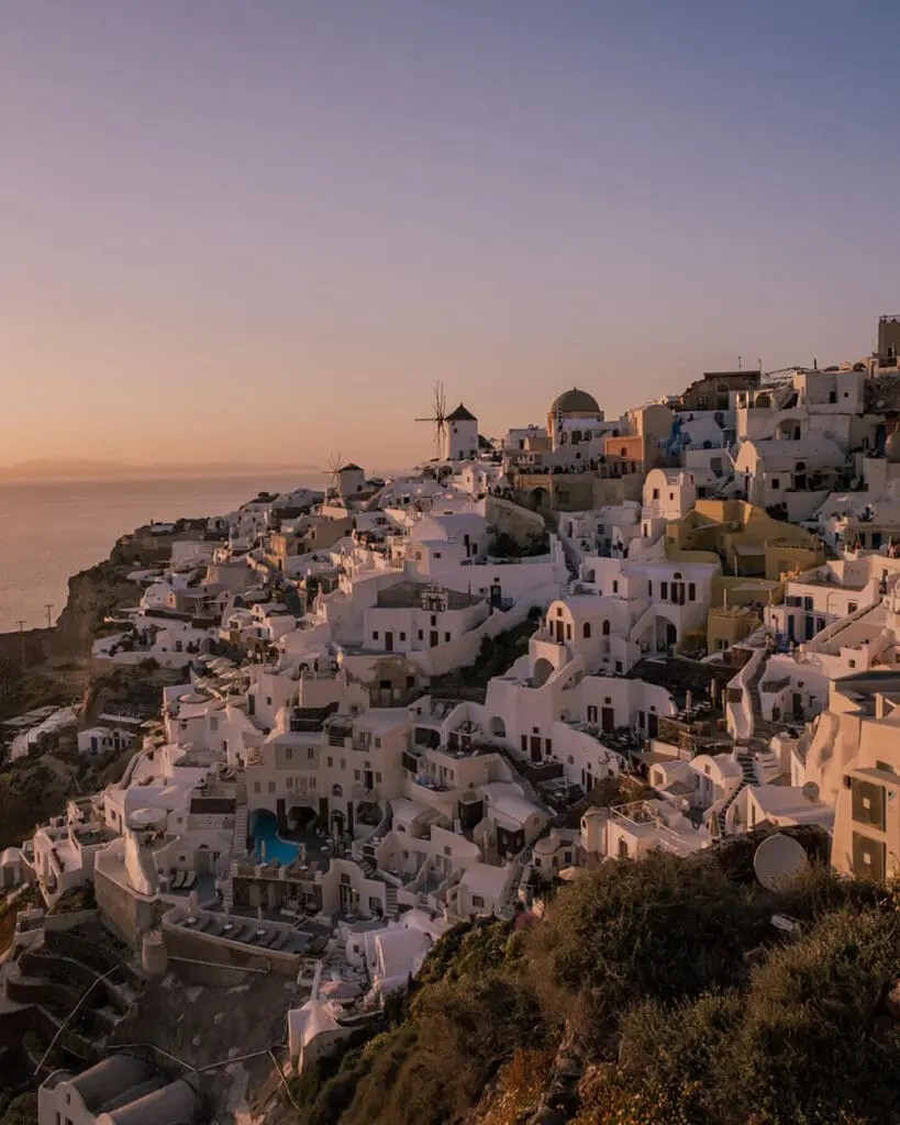 Dove vedere il tramonto Santorini