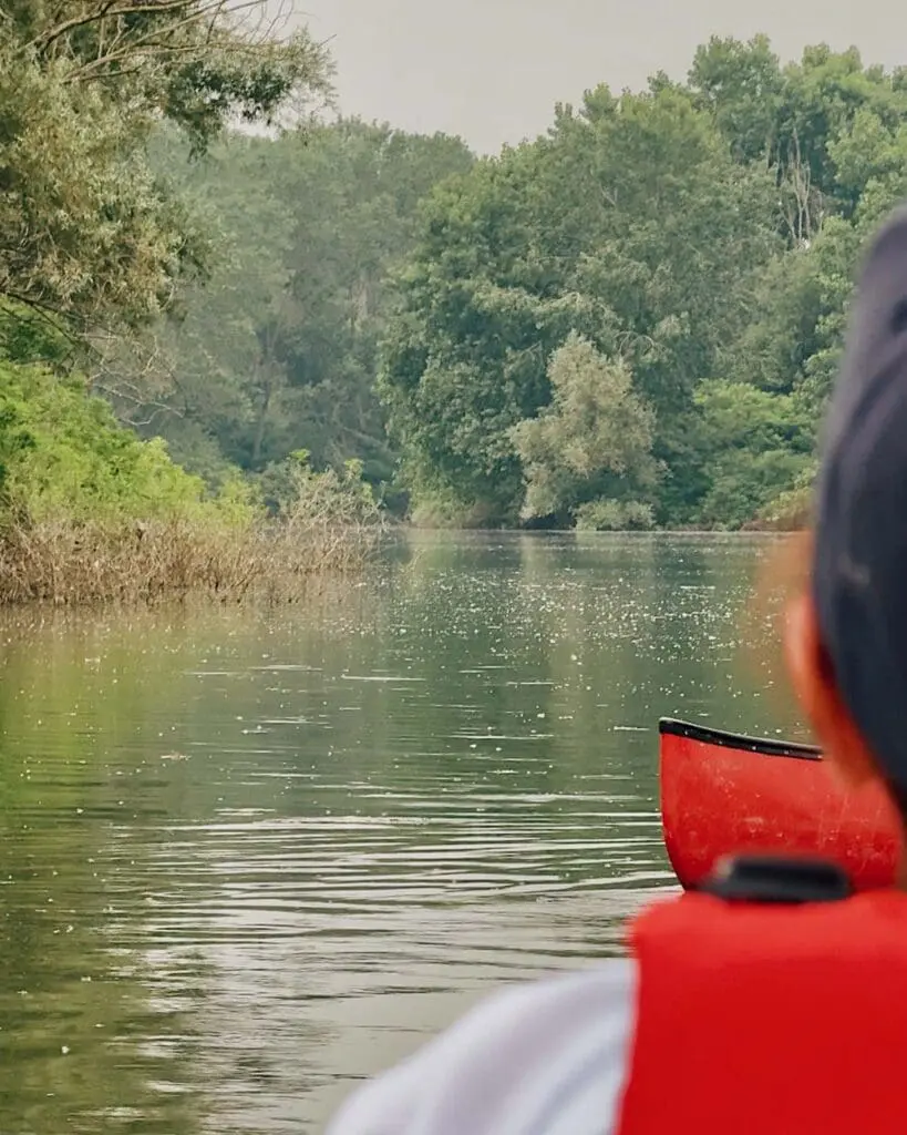 Canoa Canadese Reggio Emilia Fiume PO Isola degli Internati