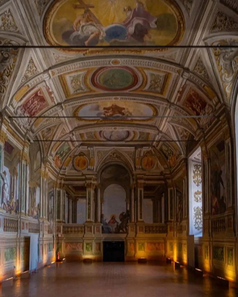 Refettorio affresco Andrea Pozzo