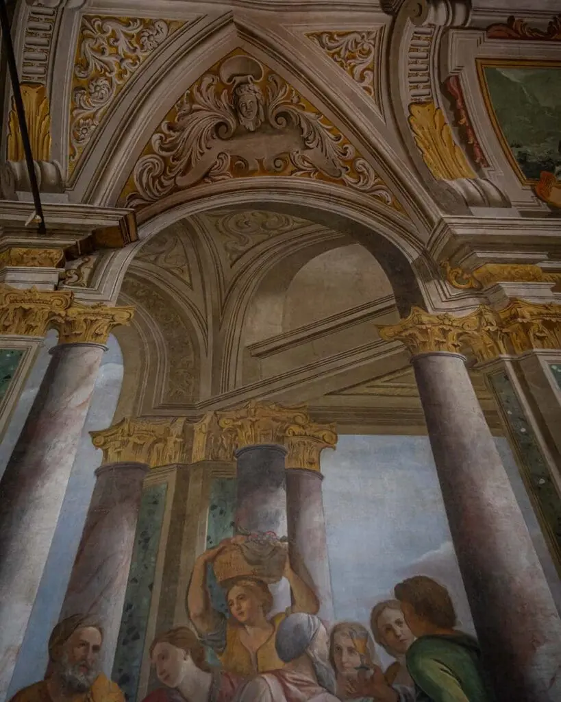 Refettorio affresco Andrea Pozzo