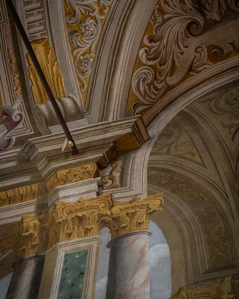 Refettorio affresco Andrea Pozzo