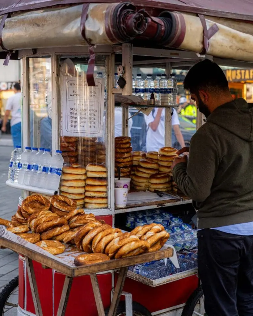 Venditore Simit Turco