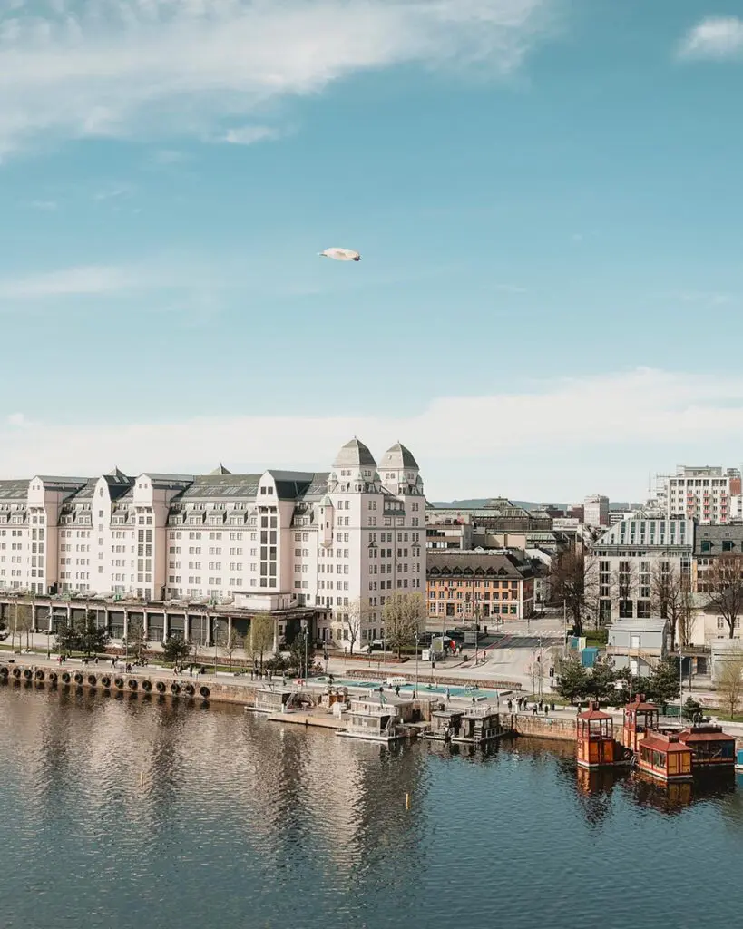 Oslo vista dall'Opera House