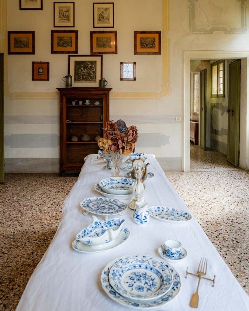 Sala pranzo villa roberti
