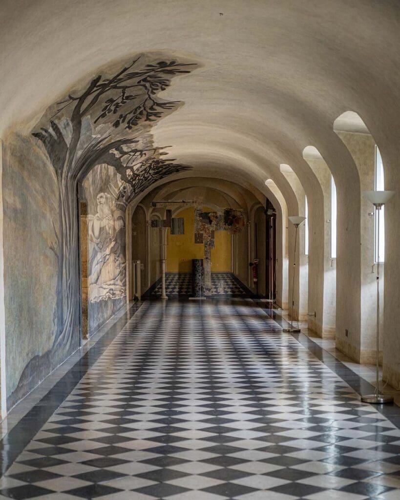 Anamorfosi Convento Trinità dei Monti San Francesco di Paola