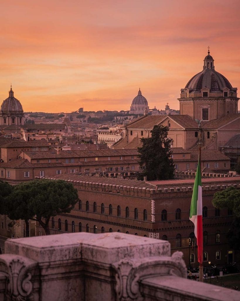 Vista dall'Altare della Patria
