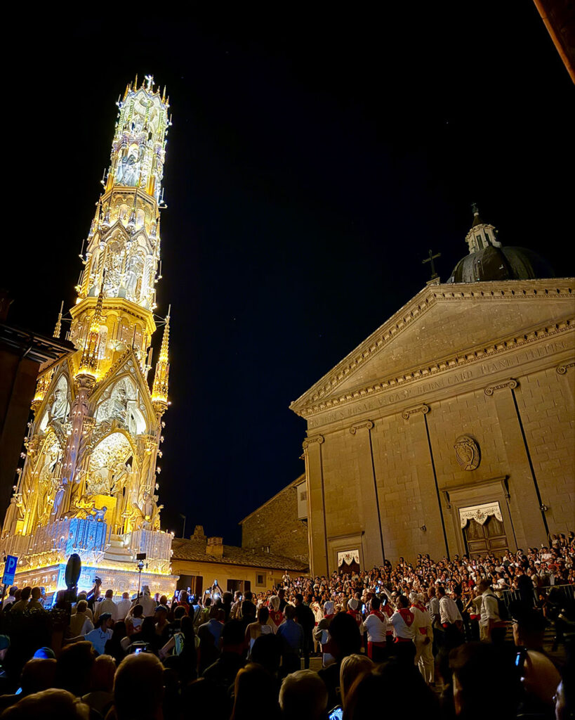 Macchina di Santa Rosa al Santuario